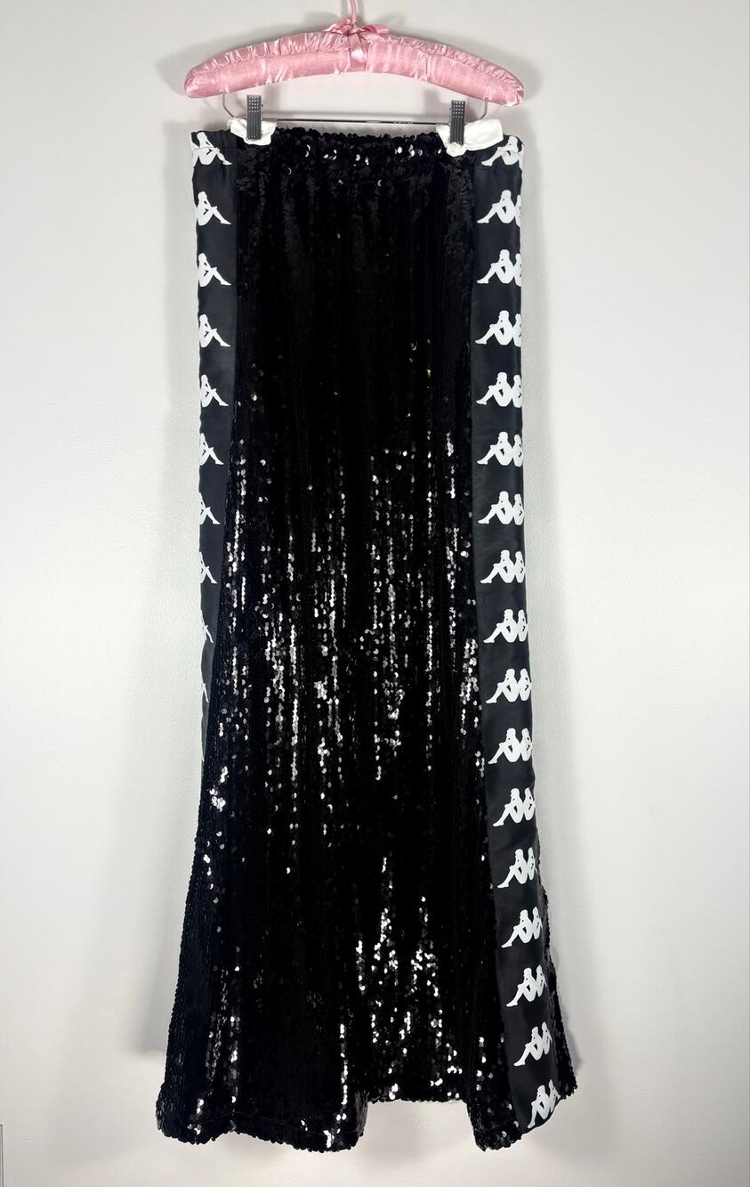 Faith Connexion x Kappa Sequin Maxi Skirt Medium